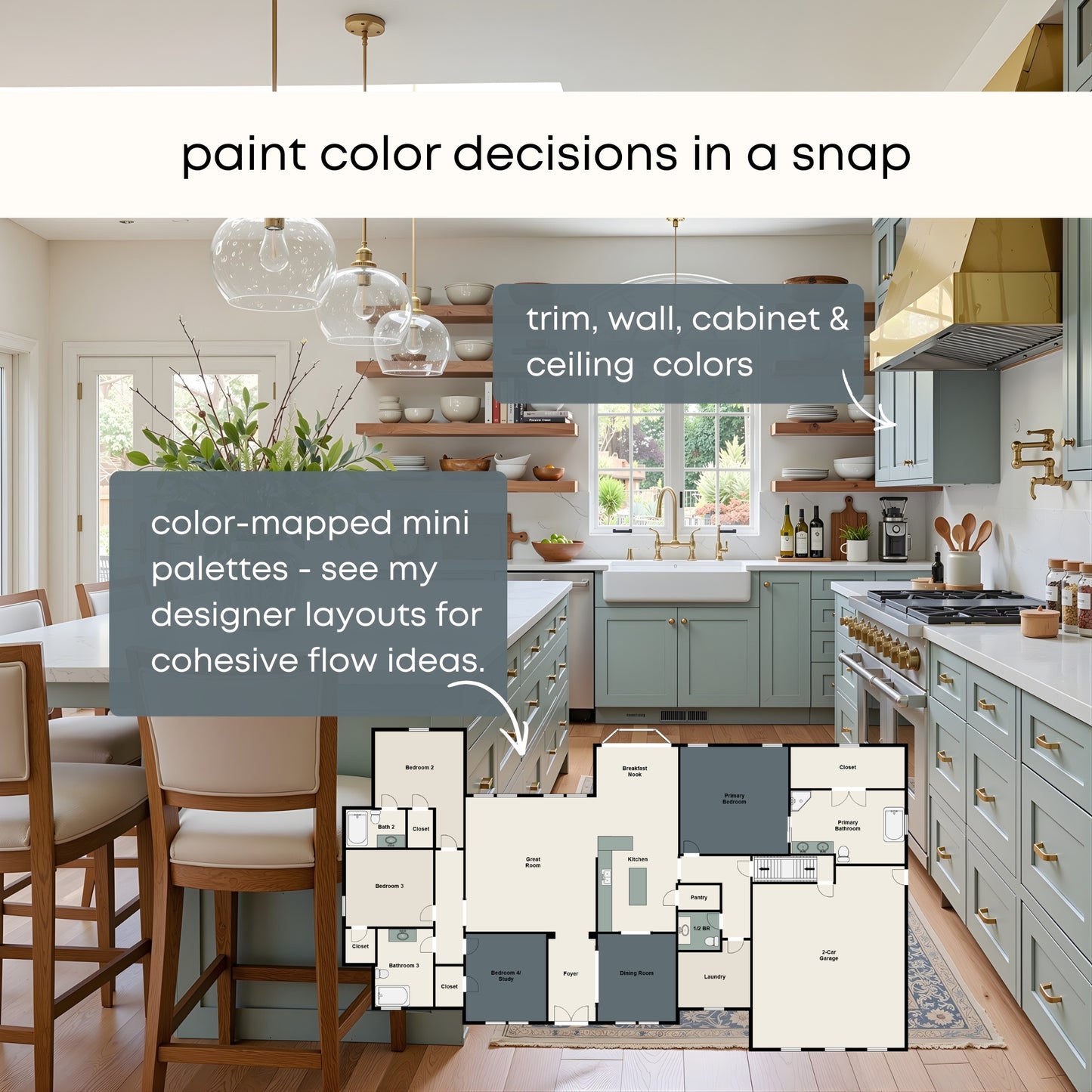Swiss Coffee - Palette Two, Benjamin Moore Paint Palette, Neutral Interior Paint Colors, Modern Neutrals, Coastal Colors