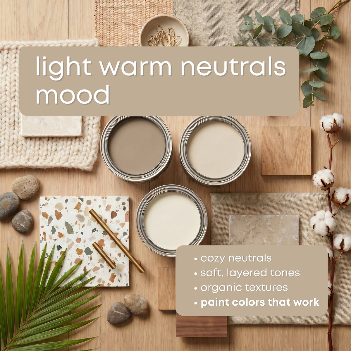 Light Warm Neutrals Sherwin Williams Paint Palette, Neutral Interior P ...