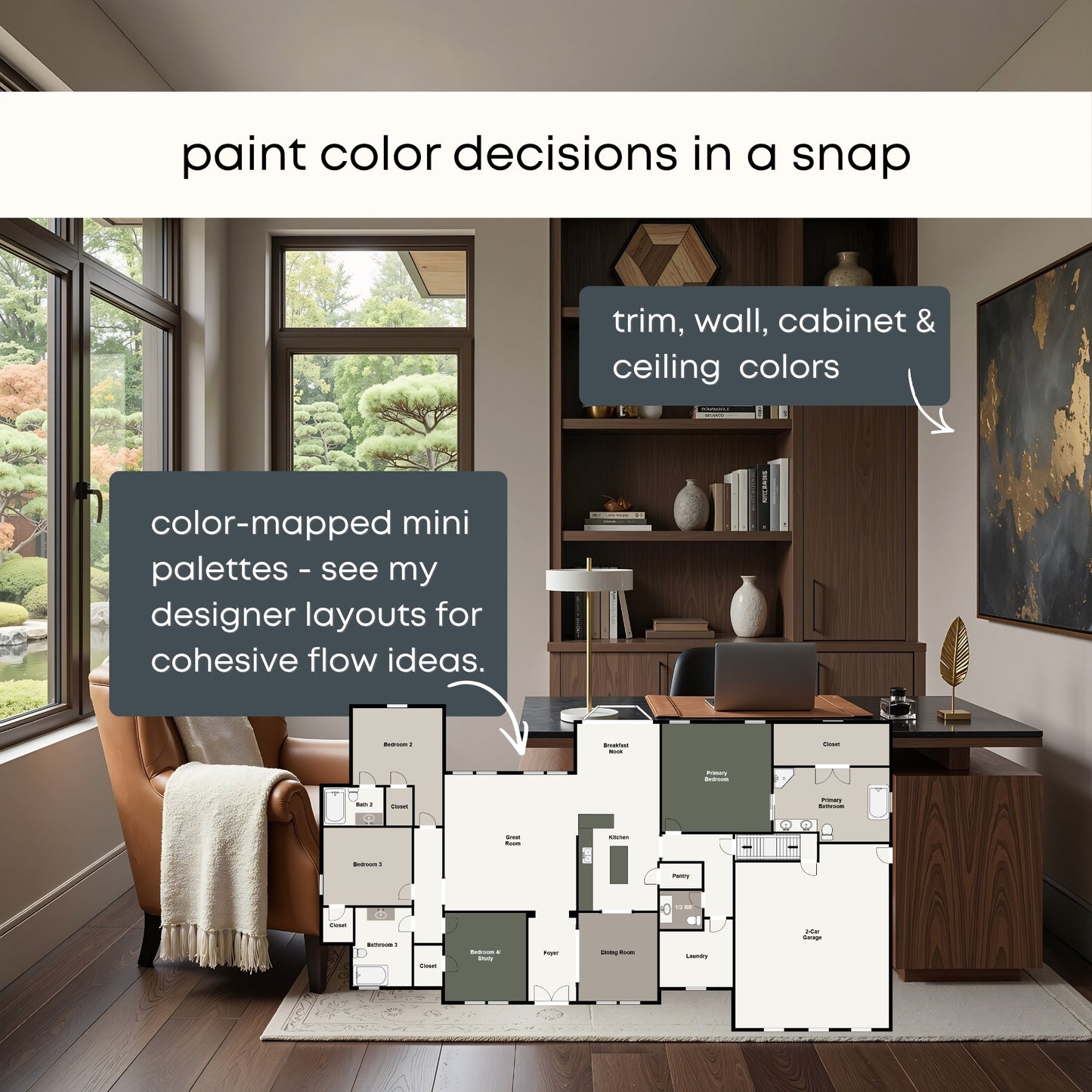 Agreeable Gray - Palette Two | Sherwin Williams Paint Palette | Neutral Interior Paint Colors for a Cozy Home | Rich Timeless Color Scheme