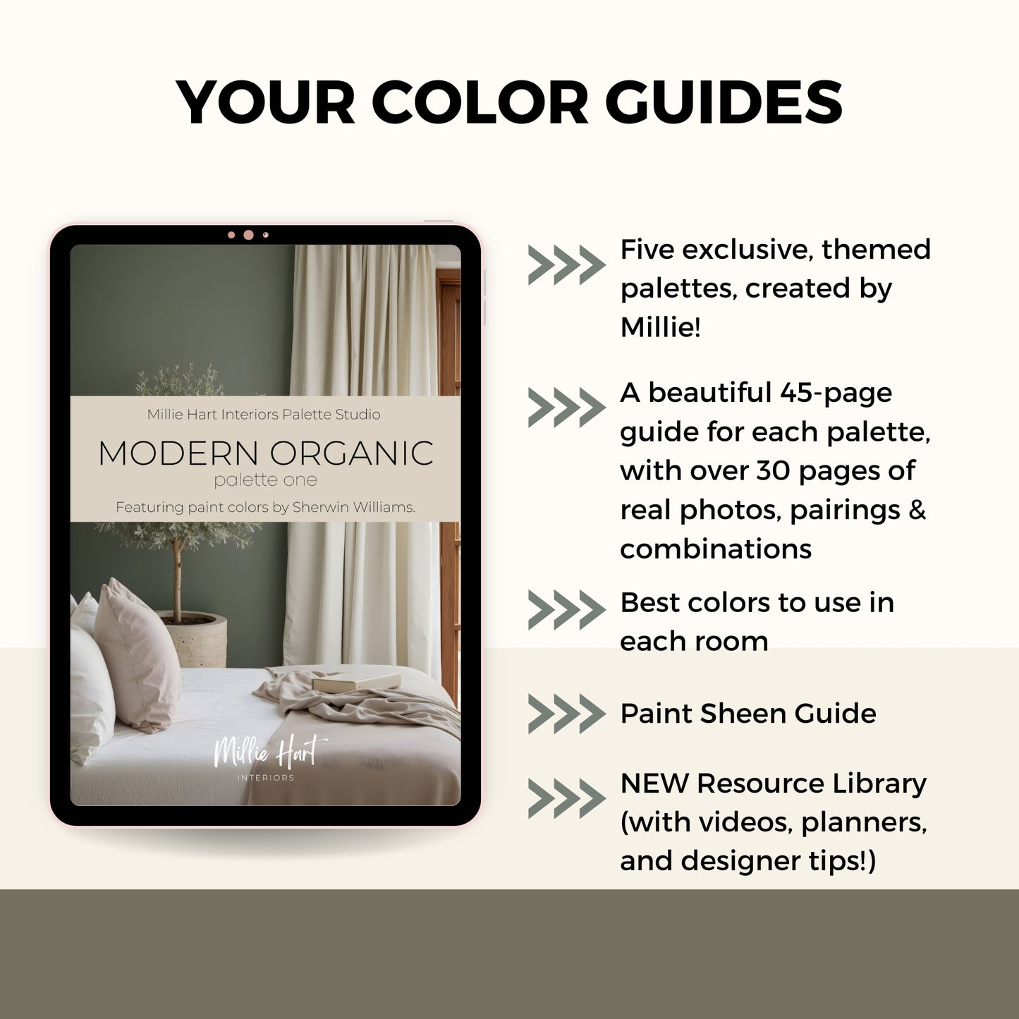 Modern Organic Palette Studio Bundle with Sherwin Williams Colors