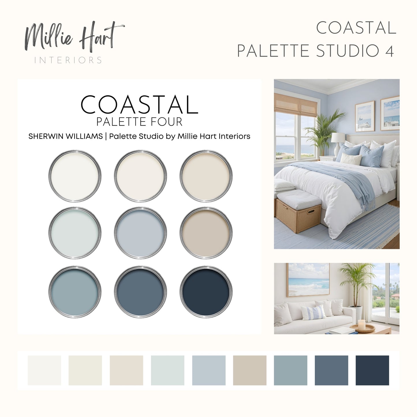 Coastal Palette Studio Bundle with Sherwin Williams Colors