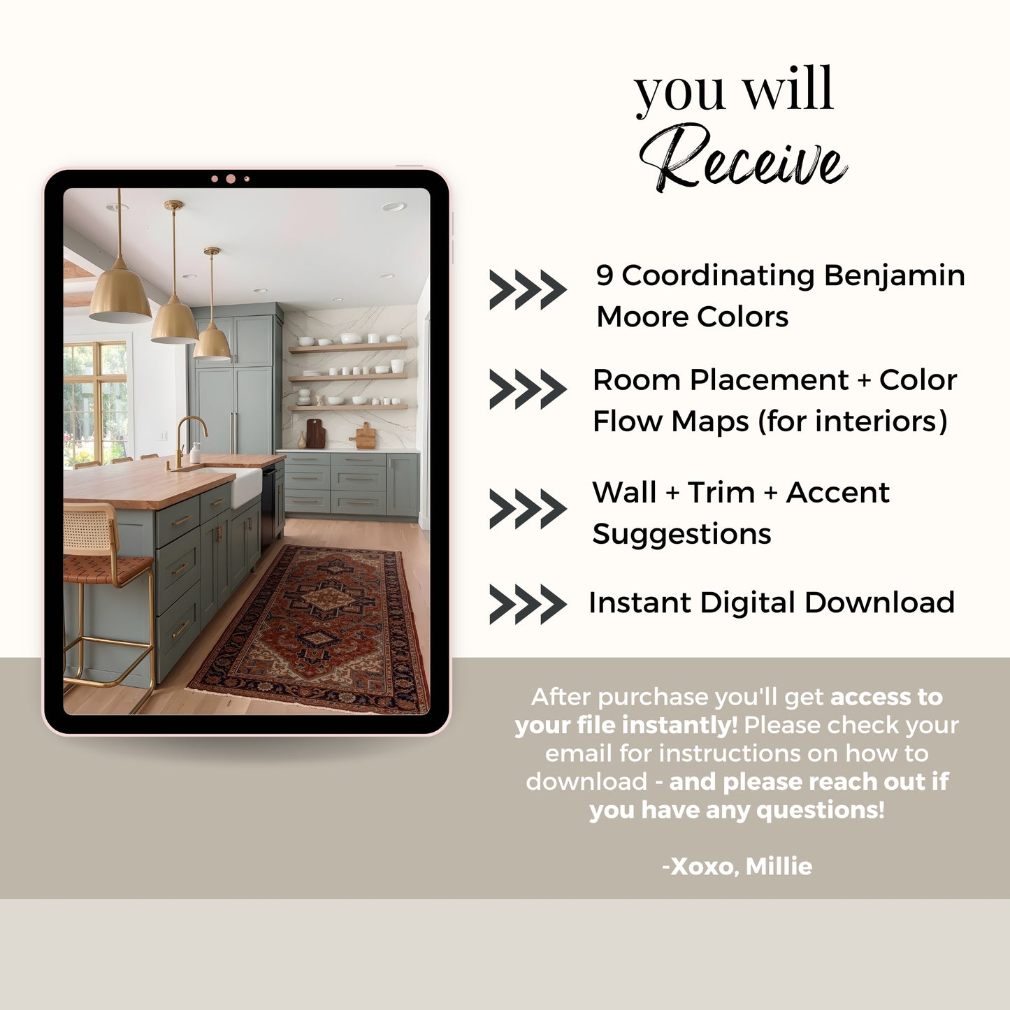 White Dove Benjamin Moore Paint Palette - Modern Neutral Interior Paint Colors for Home - Coordinating Interior Design Color Palette, Benjamin Moore White Dove