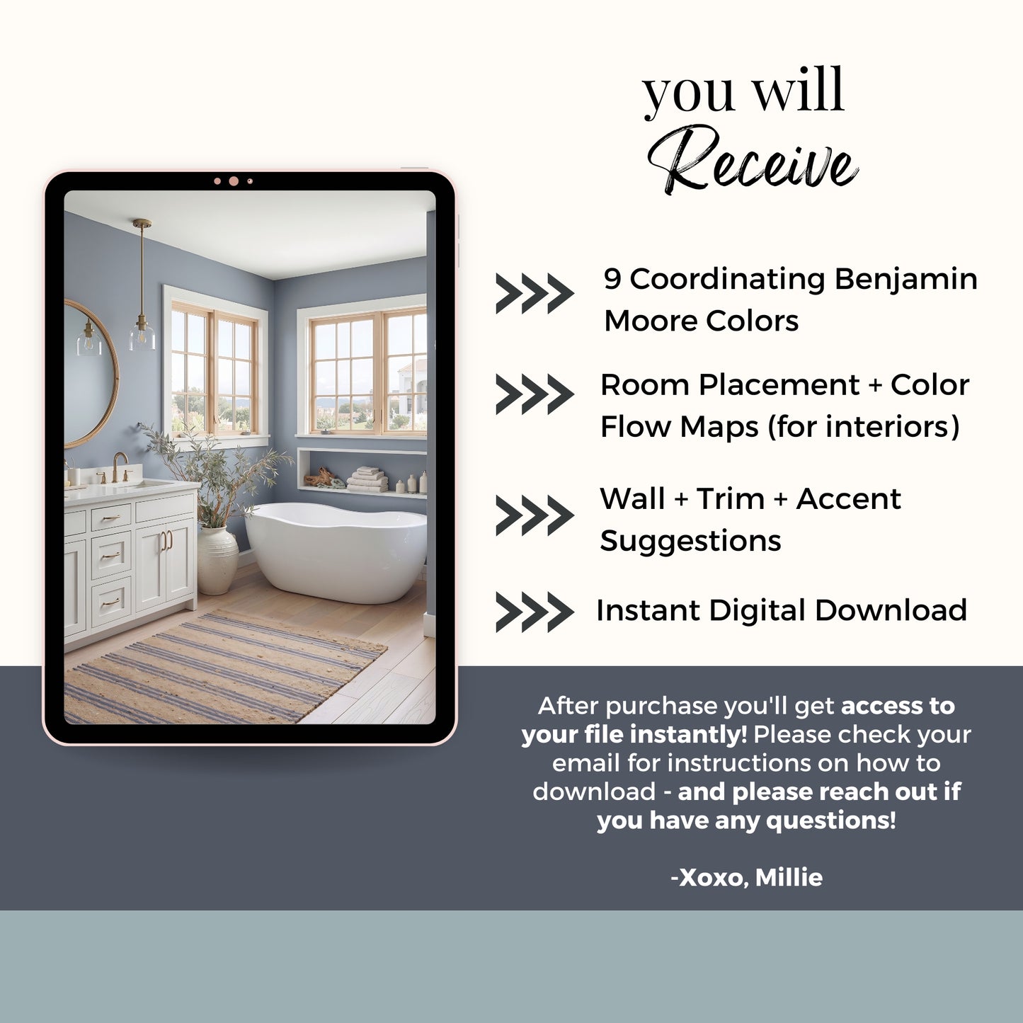 Pale Oak - #2 Benjamin Moore Paint Palette | Timeless Neutral Interior Paint Colors | Transitional Coastal Color Scheme