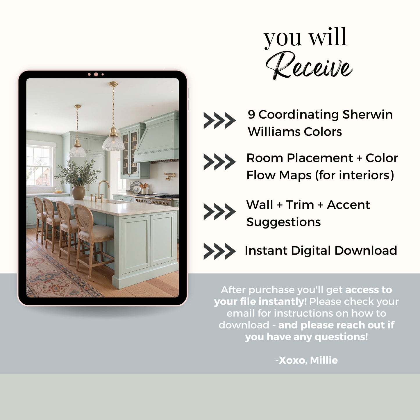 French Country Sherwin Williams Paint Palette, Interior Paint Colors for Home, Cottage Colors, Coastal Colors, Pure White