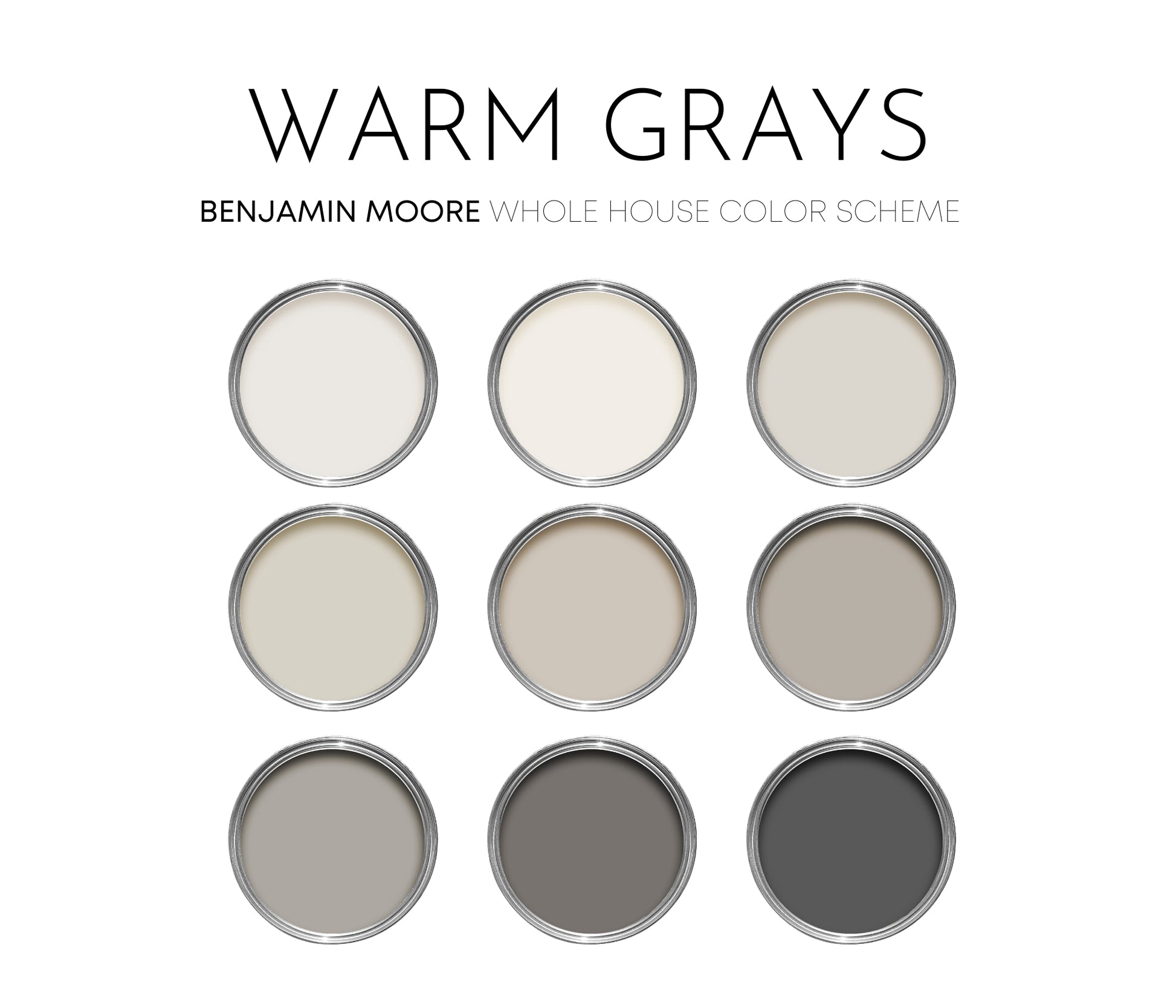 My Favorite Warm Gray Paint Colors